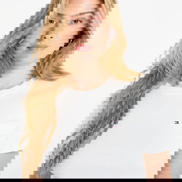 Majica kratkih rukava Tommy Hilfiger Tommy Hilfiger Slim Cody Short Sleeve T-Shirt Bijela | WW0WW40587 YBL, 1