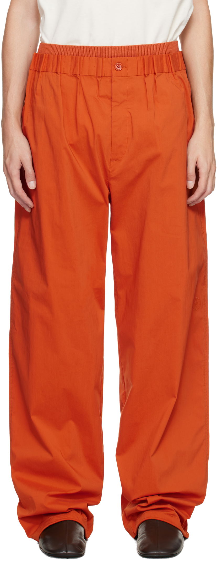 Trenirka JW Anderson JW Anderson Gathered Waist Sweatpants Narančasta | TR0411-PG1838