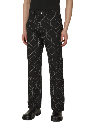 Hlače Pleasures Vocal Utility Pants Crna | P23SP035 BLACK