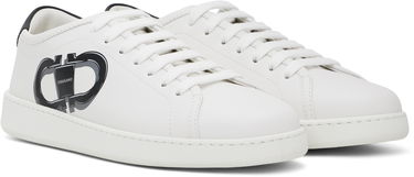 Odjeća FERRAGAMO Ferragamo Double Gancini Bijela | 780991, 3