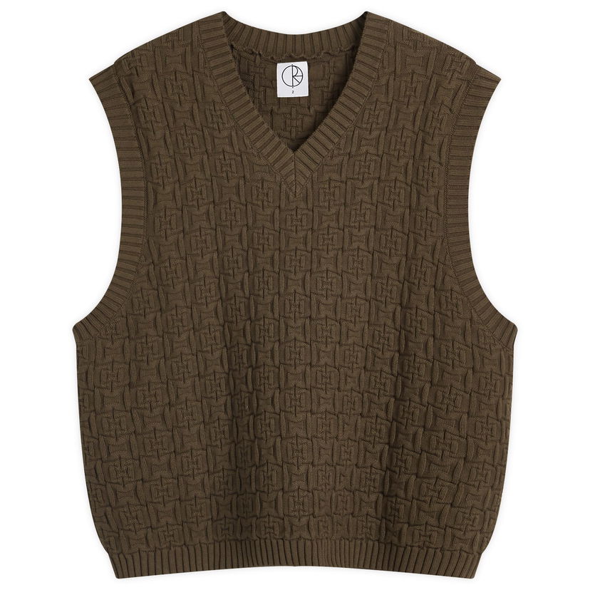 Prsluk Polar Skate Co. Alex Knitted Vest Smeđa | PSC-F24-11