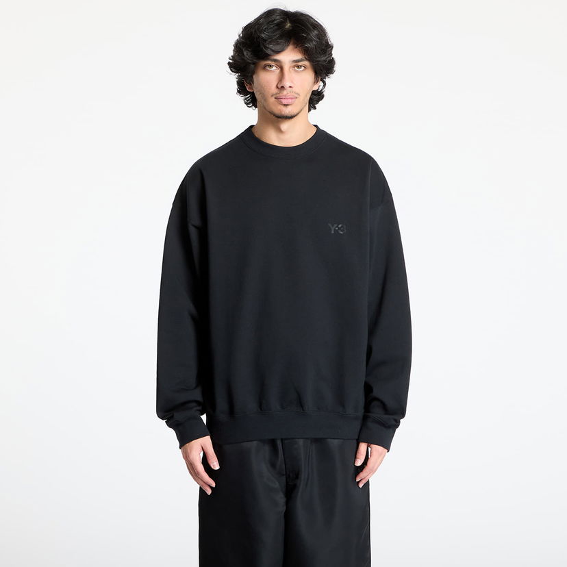 Džemper Y-3 Y-3 French Terry Crew Sweatshirt Crna | JN4926