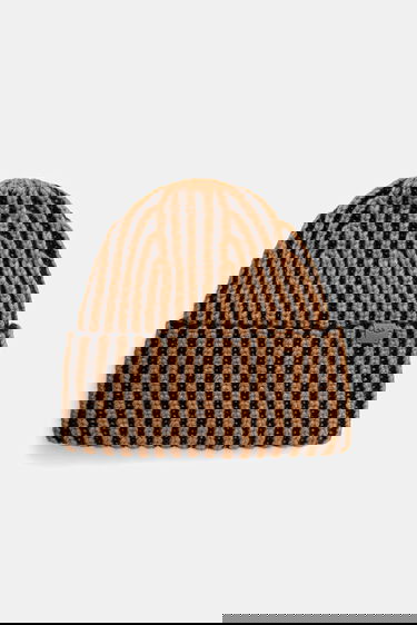 Dodaci UGG CHUNKY Knitted Striped Wool Blend Hat and Fingerless Gloves Set Višebojno | 103605, 1