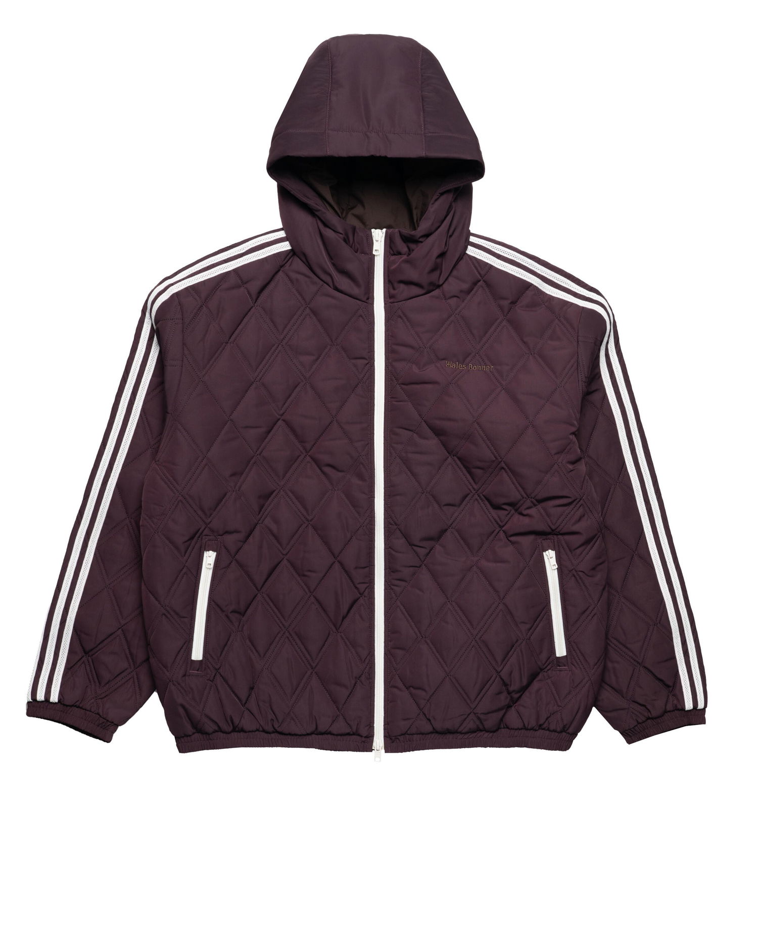 Pernata jakna adidas Originals Wales Bonner Quilted Hooded Jacket Tamnocrvena | KE9956, 0
