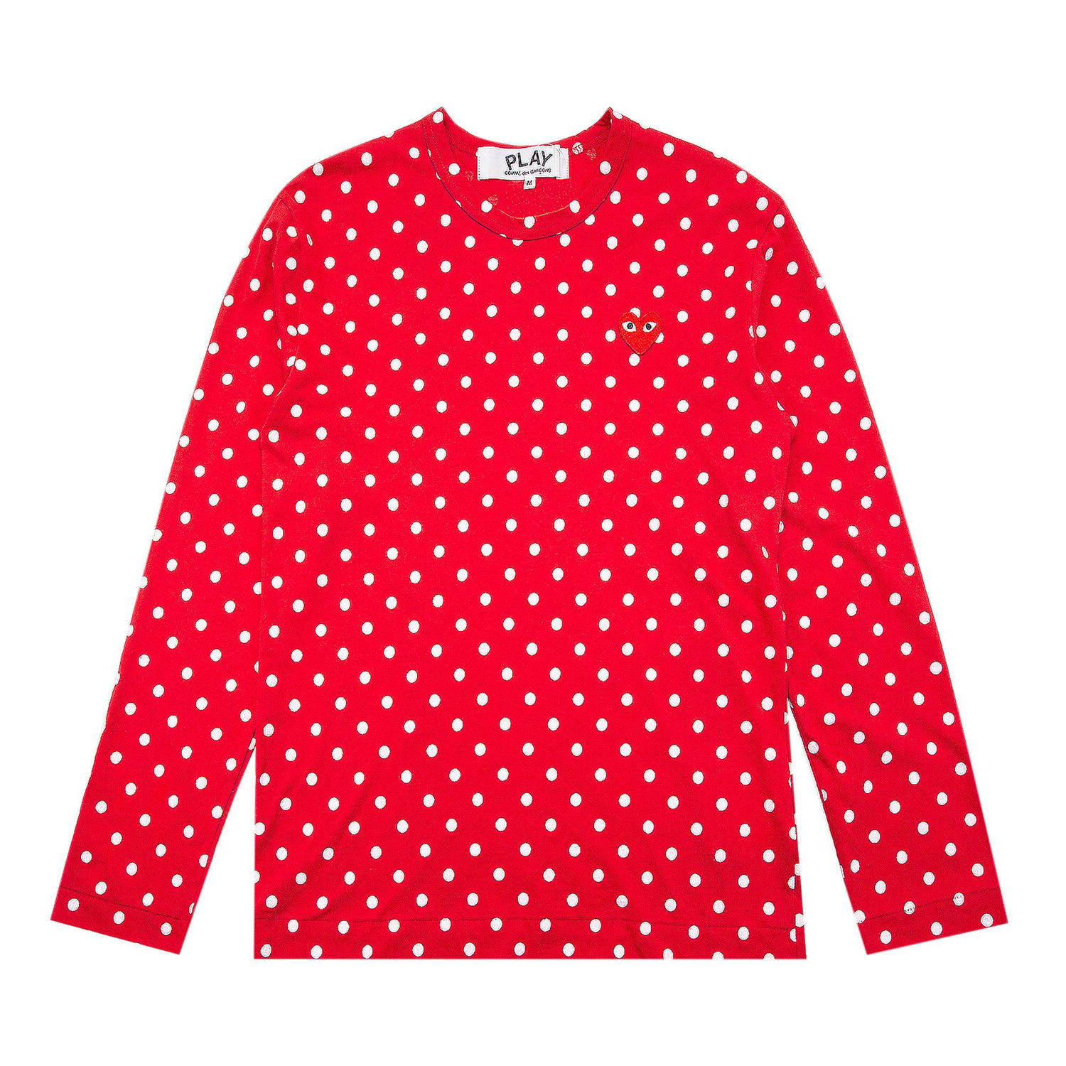 Majica kratkih rukava Comme des Garçons Play Polka Dot T-Shirt Crvena | AZ T166 051 3, 1