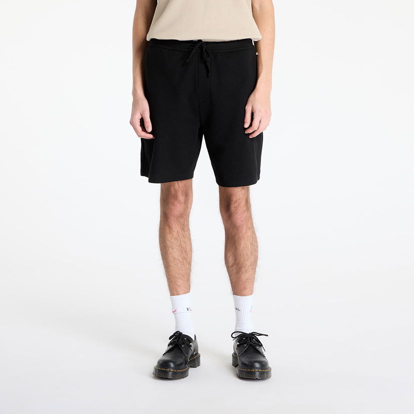 Kratke hlače BOSS Hugo Boss Waffle Shorts Crna | 50535884-001