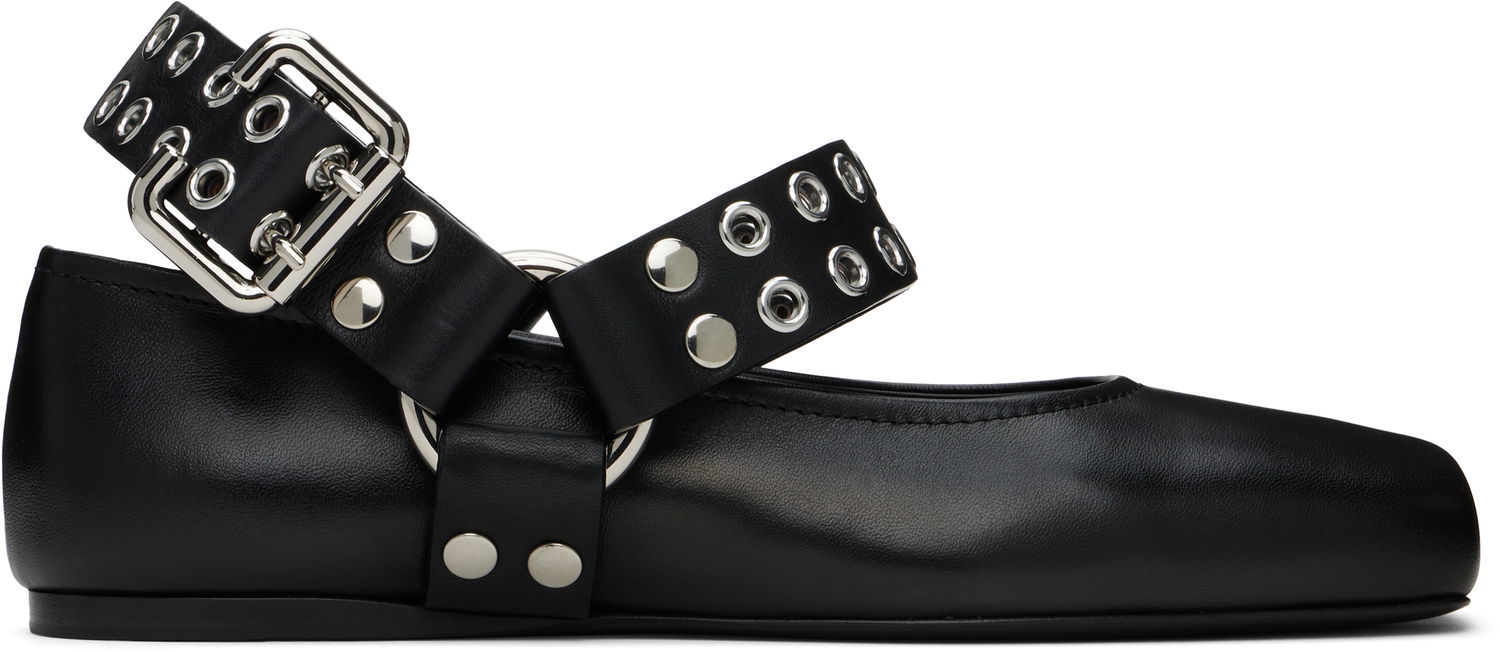 Tenisice i cipele Alaïa ALAÏA Biker Ballerina Flats Crna | AA3A041CK290, 0