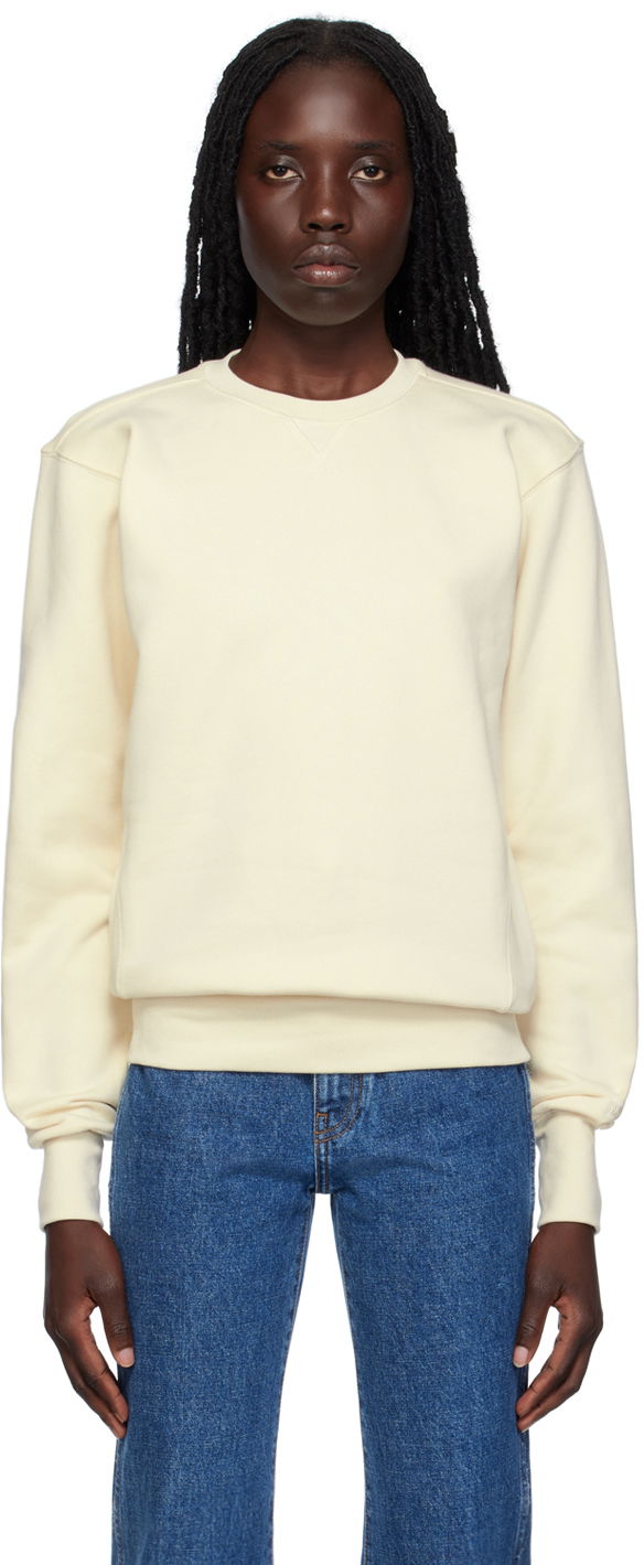 Džemper TOTEME TOTEME Crewneck Sweatshirt Bež | 233-5068-783