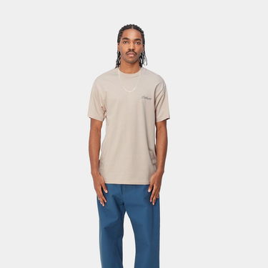 Majica kratkih rukava Carhartt WIP S/S Work & Play T-Shirt Bež | I033264_1YC_XX, 1