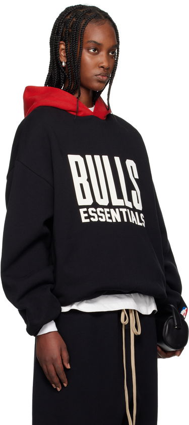 Dukserice Fear of God Fear of God ESSENTIALS NBA Bulls Pullover Hoodie Crna | 192AL246504F, 1