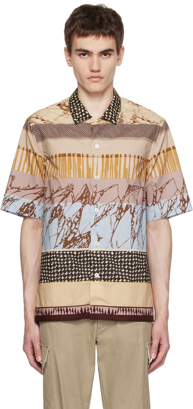 Košulja Paul Smith Paul Smith Assembled Stripe Pattern Shirt Višebojno | M1R-905U-L02114