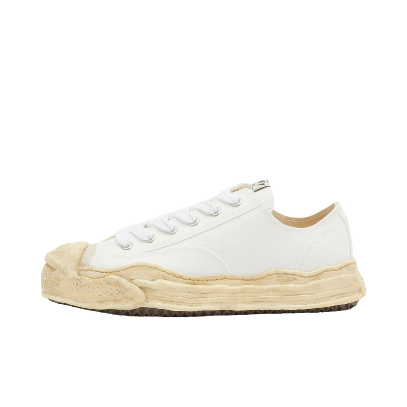 Tenisice i cipele Maison MIHARA YASUHIRO Hank Garment Dyed Low Canvas Bijela | A13FW733-WH