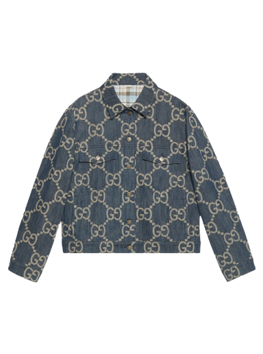 Jakna Gucci GG Denim Jacket Tamnoplava | 678810 XDBTY 4492