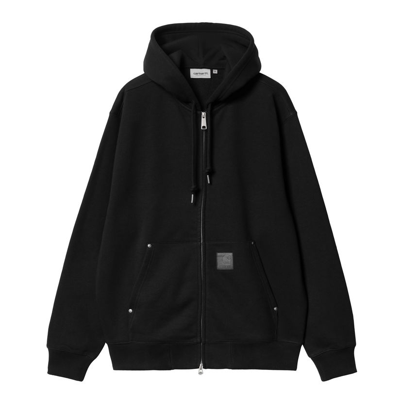 Dukserice Carhartt WIP Hooded Eldon Sweat Jacket Crna | I034428_9