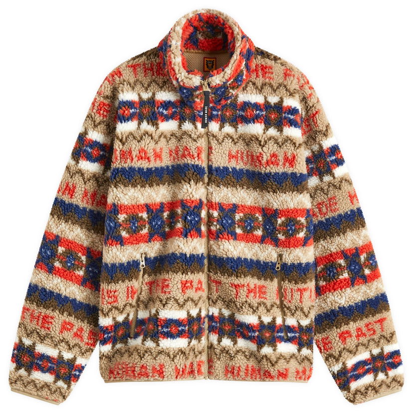 Džemper Human Made Human Made Nordic Fleece Jacket Smeđa | HM28JK039-BG
