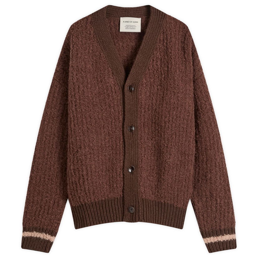 Džemper A Kind of Guise A Kind of Guise Khuder Knit Cardigan Smeđa | 574-10541-144