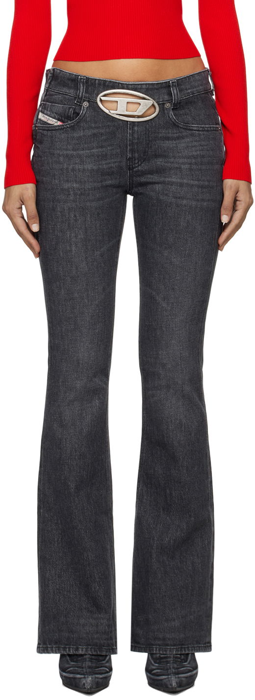 Jeans Diesel Bootcut & Flare 1969 D-Ebbey Jeans Crna | A11456 0CKAH