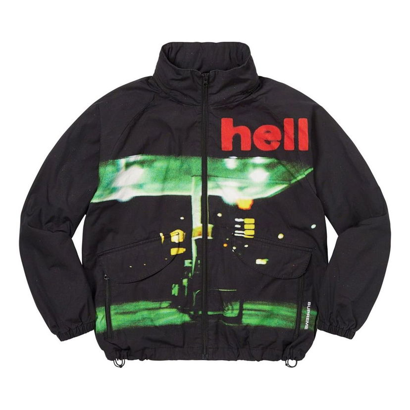 Vjetrovka Supreme High Density Cotton Jacket Crna | SUP-FW23-191