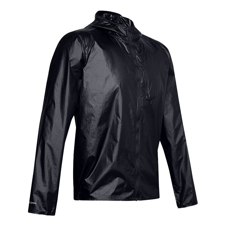 Vjetrovka Under Armour Men's OD Impasse Wind Jacket Crna | 1350943-001