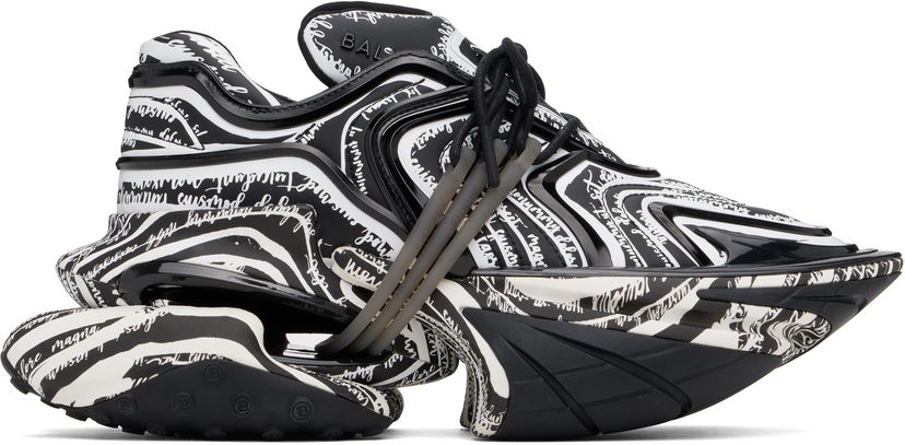 Tenisice i cipele Balmain Balmain Unicorn Wave Crna | EM1VI362KRCT