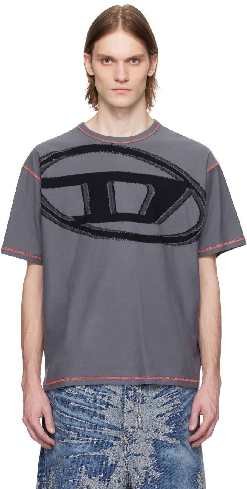 Majica kratkih rukava Diesel T-Doxt T-Shirt Siva | A16185-0GIAS-9DV