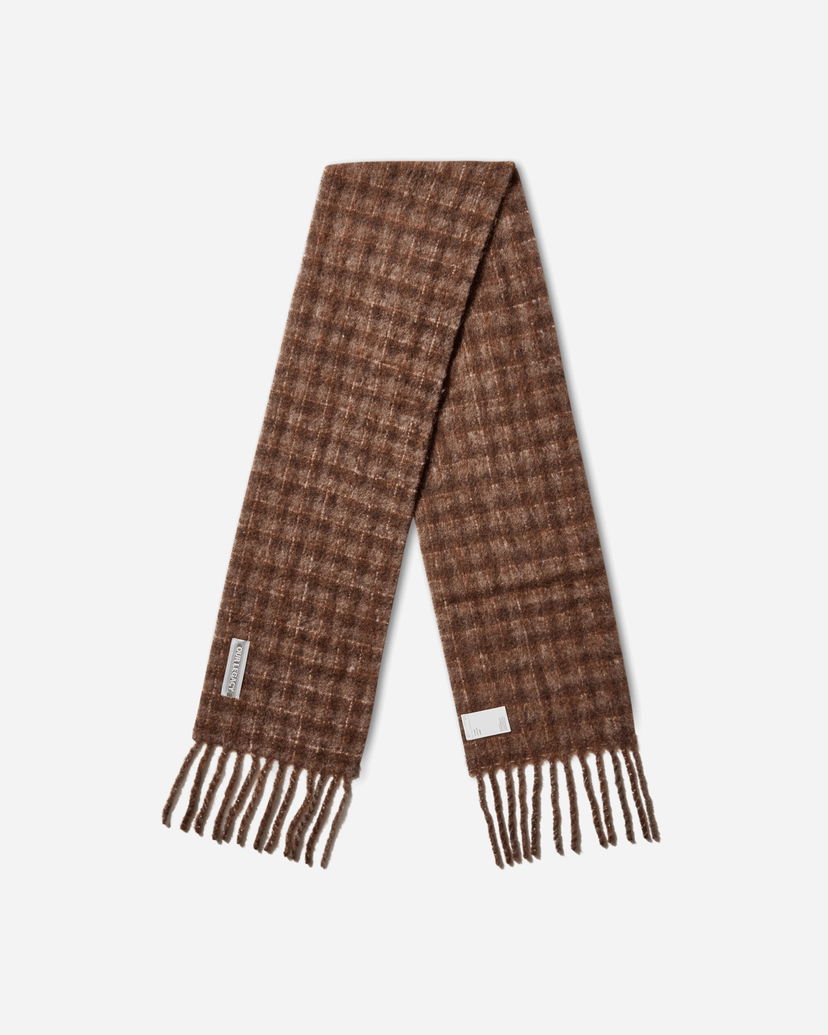 Šal OUR LEGACY Our Legacy Estate Check Scarf Smeđa | A4258EBF 001