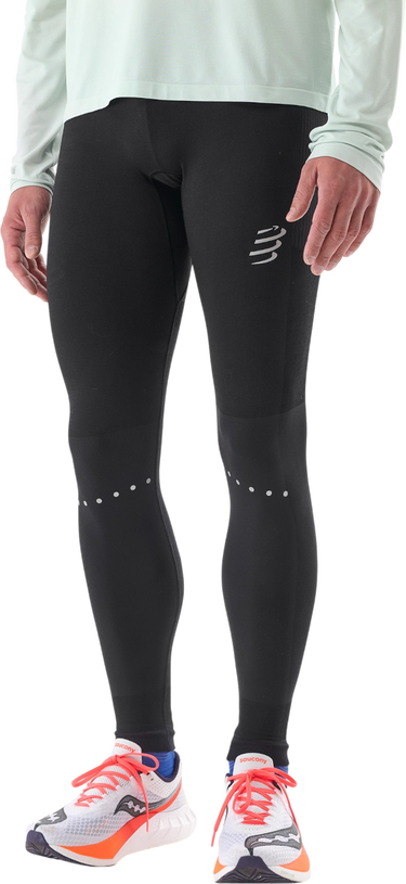 Tajice Compressport Winter Running Legging Crna | atim3249000, 0