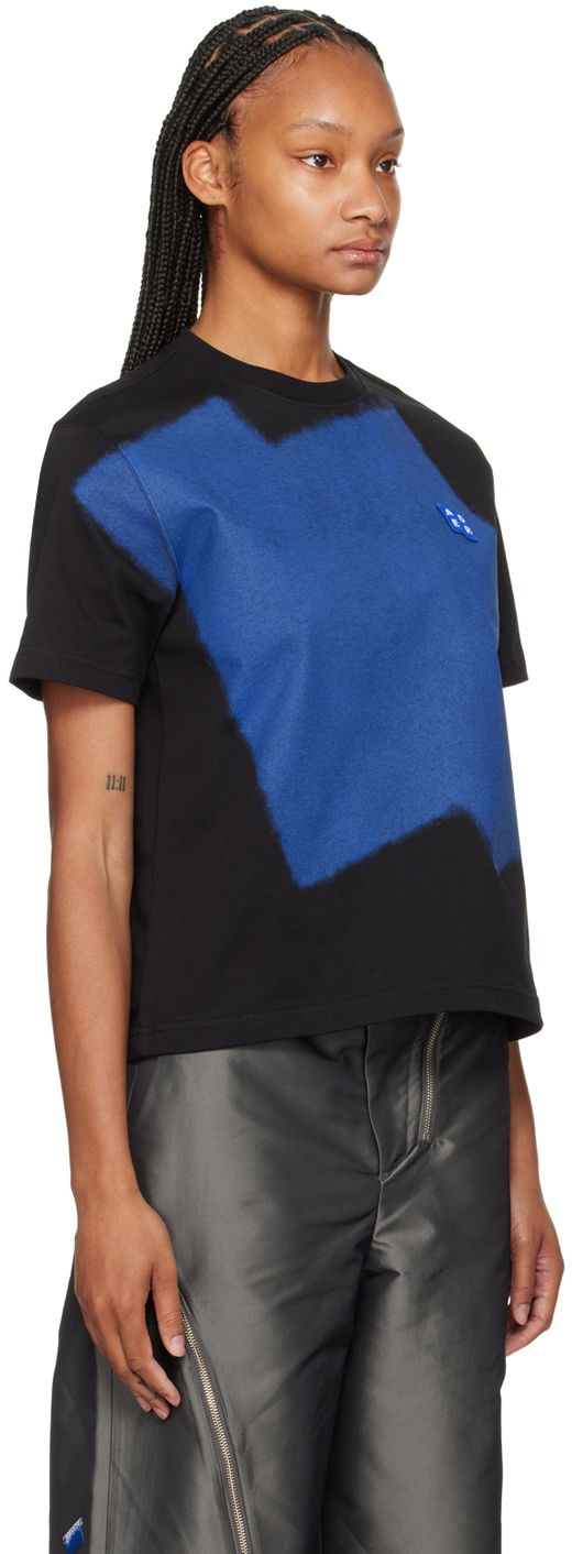 Majica kratkih rukava ADER ERROR Abstract Print Relaxed-Fit Cotton T-Shirt Plava | BMSGFYTS0103BK, 1