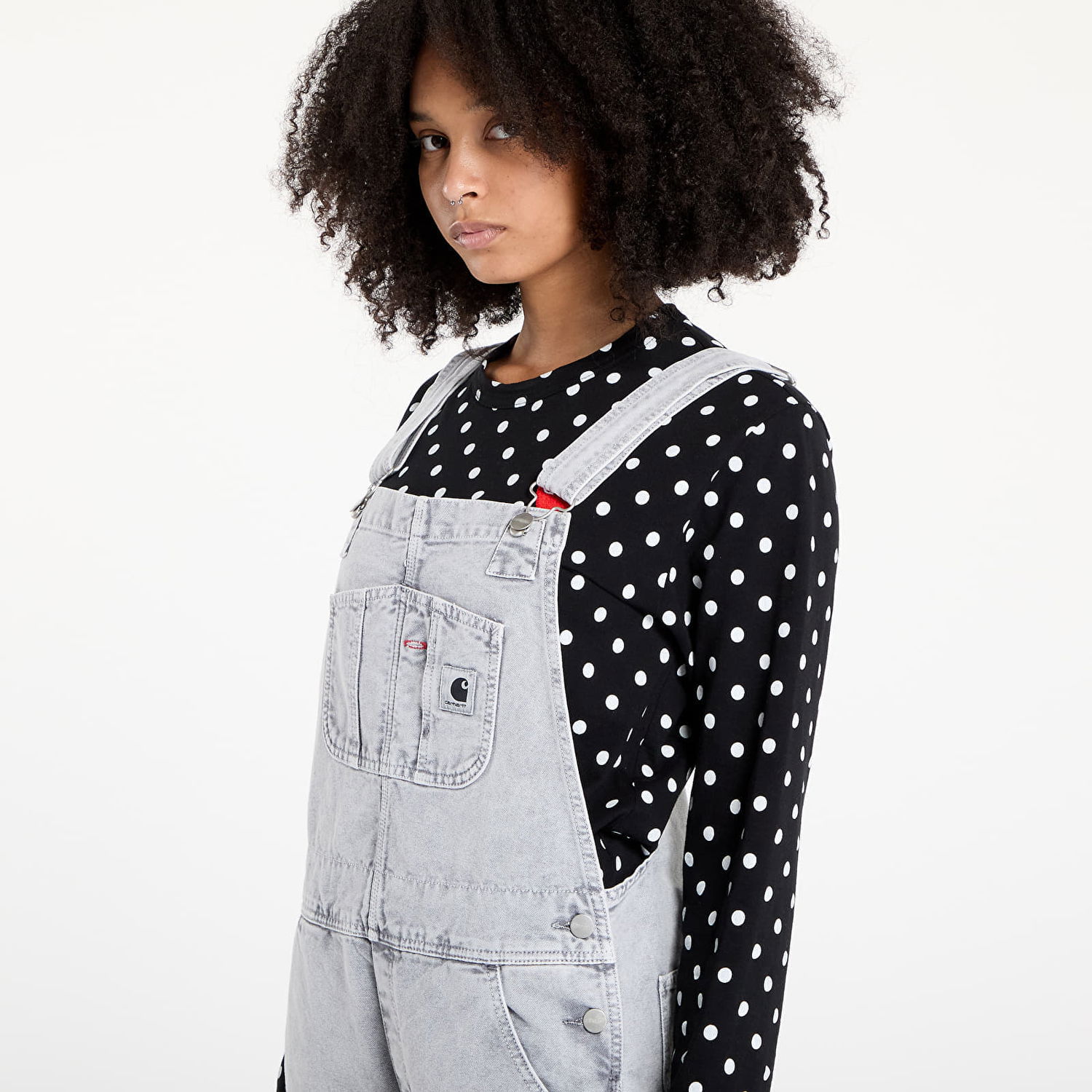 Kombinezon Carhartt WIP Carhartt WIP Women's Bib Overall Straight Siva | I035572.895F, 1