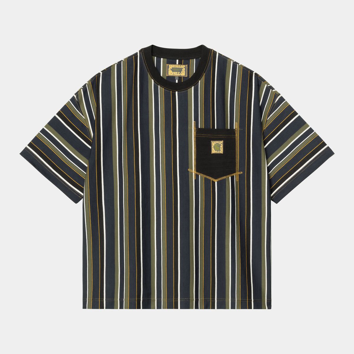 Majica kratkih rukava Carhartt WIP Nicholas Daley Stripes T-Shirt Višebojno | I035274_6, 0