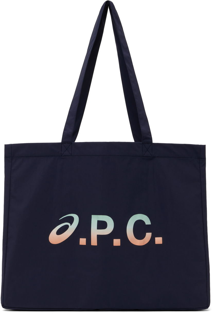 Tote bag A.P.C. A.P.C. ASICS Edition Diane Shopping Tote Tamnoplava | PSAKM-M67002