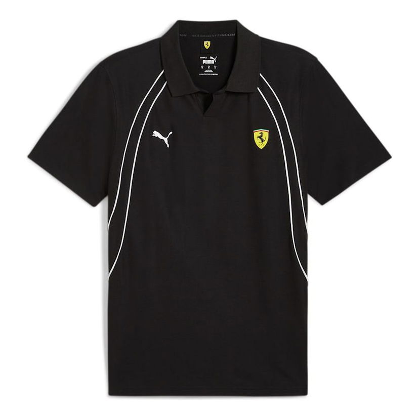Polo majica Puma Scuderia Ferrari Race Polo Shirt Crna | 627048-01