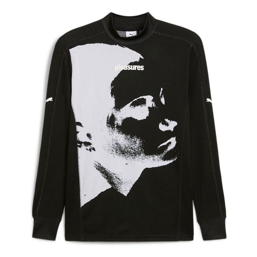 Dres Puma Long Sleeve Graphic T-Shirt Crna | 624097-01