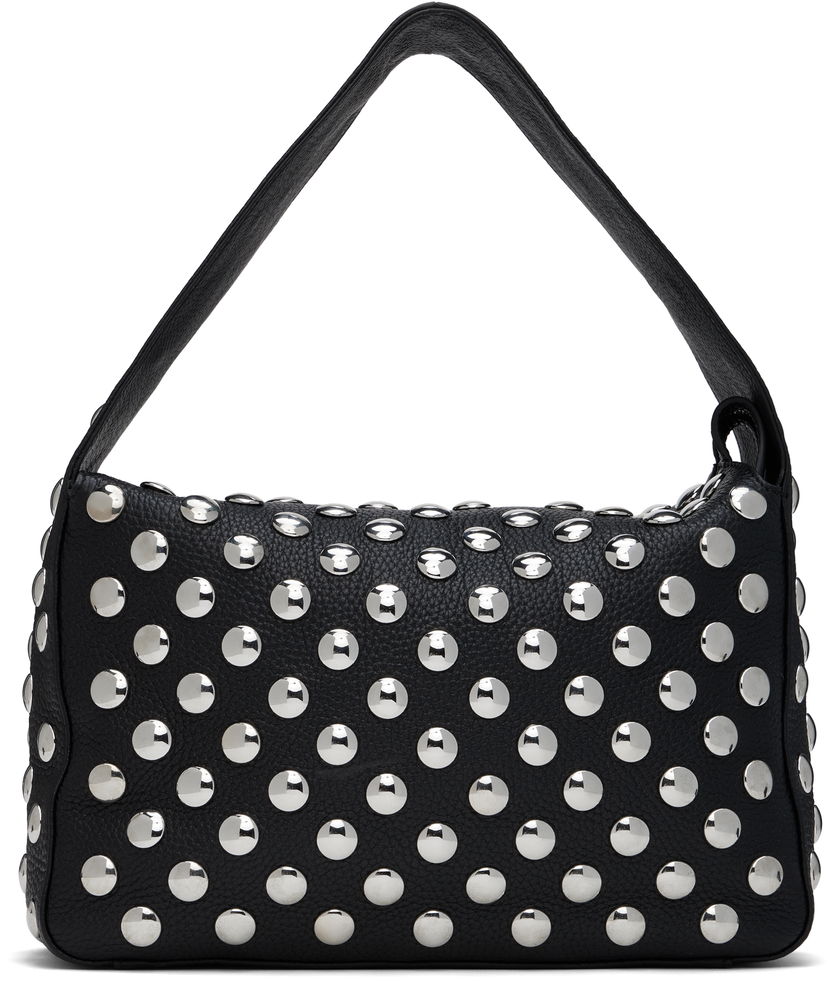 Ručna torbica Khaite KHAITE Elena Studded Shoulder Bag Crna | H2025-798