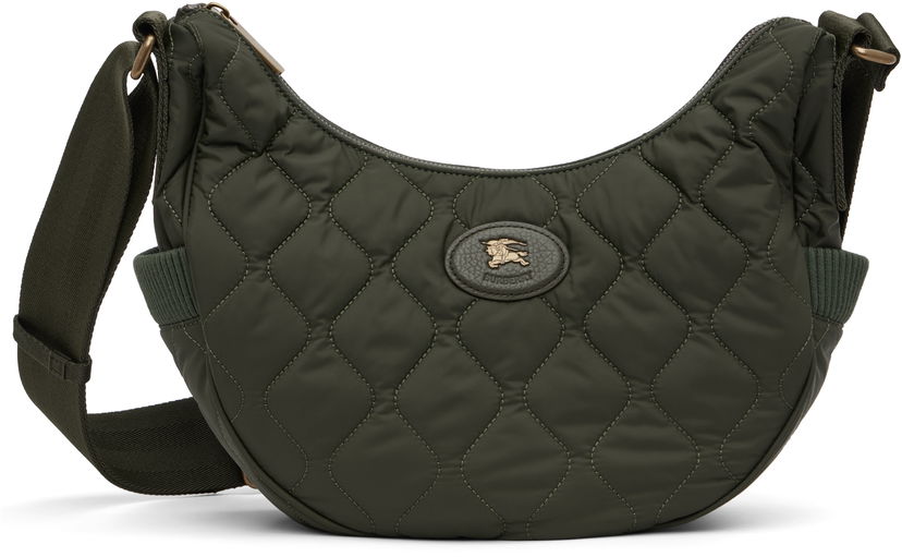 Torba za rame Burberry Burberry Clifton Horseshoe Crossbody Bag Zelena | 8111880