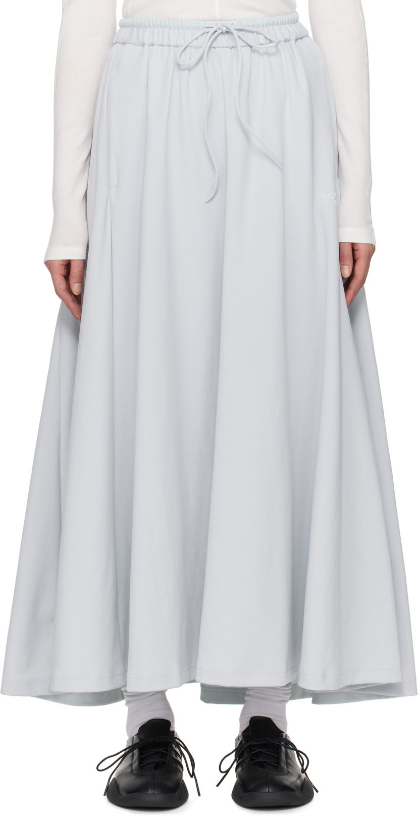 Suknja Y-3 Y-3 Track Maxi Skirt Siva | JL6673