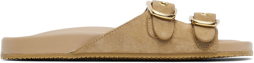 Dodaci CHLOÉ Chloé Polly Suede Sandals Bež | CHC25U08PRY