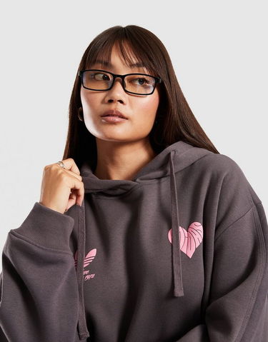Dukserice adidas Originals Heart OS Hoodie Siva | KS5447, 3