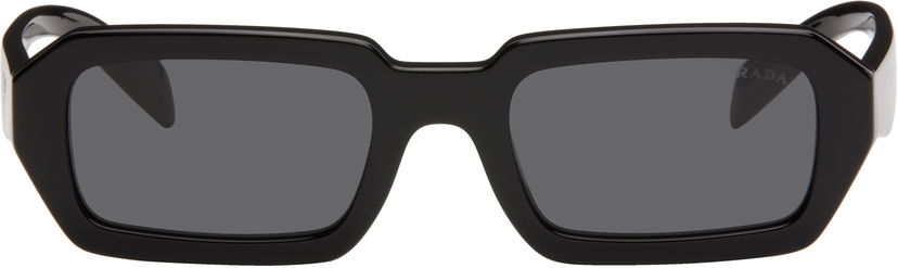 Sunčane naočale Prada Angular Rectangle Acetate Sunglasses Crna | 0PR A12S 8056597967884