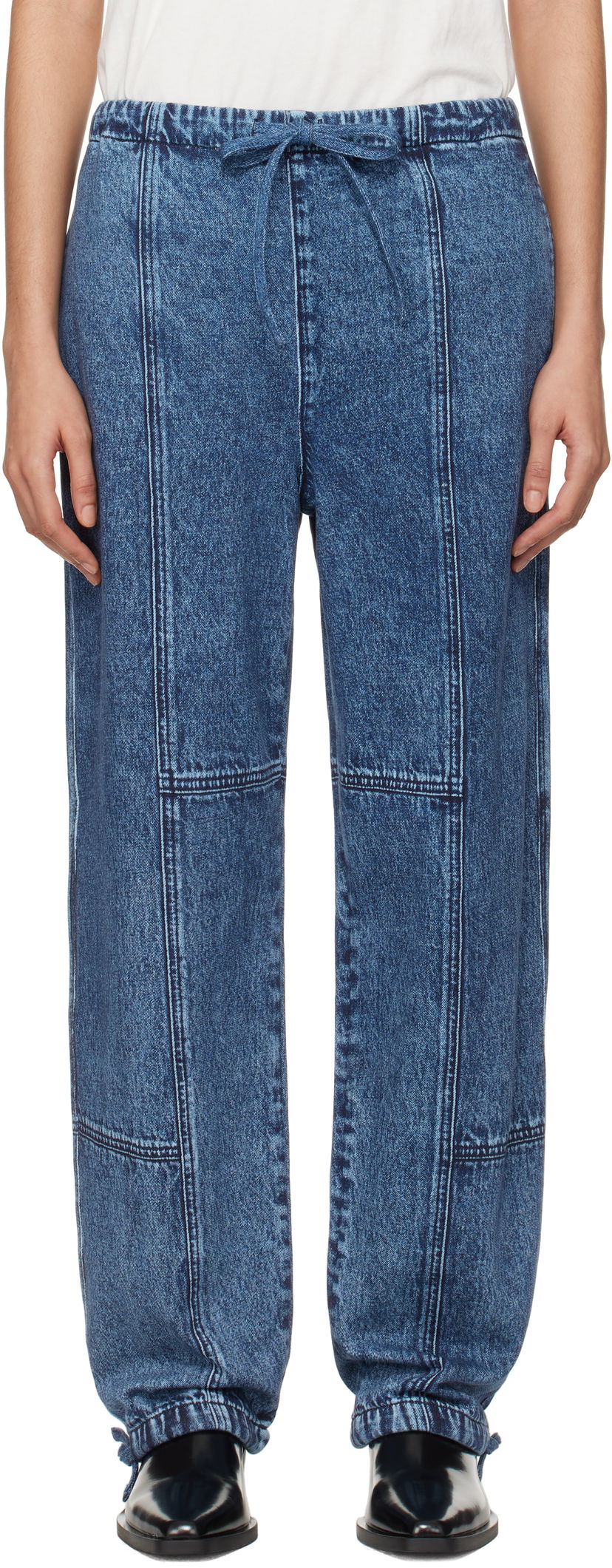 Jeans rag & bone Miramar Fleece Lounge Pants Plava | WCW24H70038203