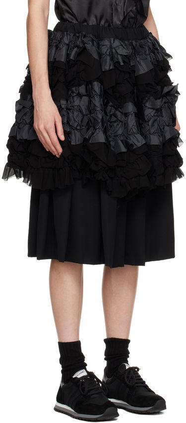 Suknja Comme des Garçons Comme des Garçons Layered Midi Skirt Crna | RL-S008-051, 1
