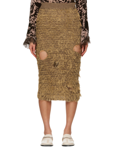 Suknja Acne Studios Cutout Skirt Bež | AF0405-