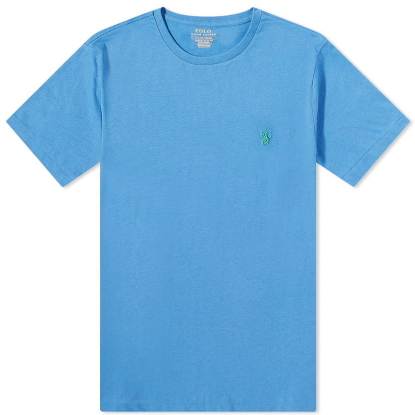 Majica kratkih rukava Polo by Ralph Lauren Ralph Lauren Custom Fit T-Shirt Plava | 710671438267