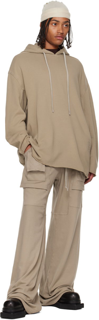Dukserice Rick Owens DRKSHDW Concordians Peter Hoodie Bež | DU02E7280 FP, 3