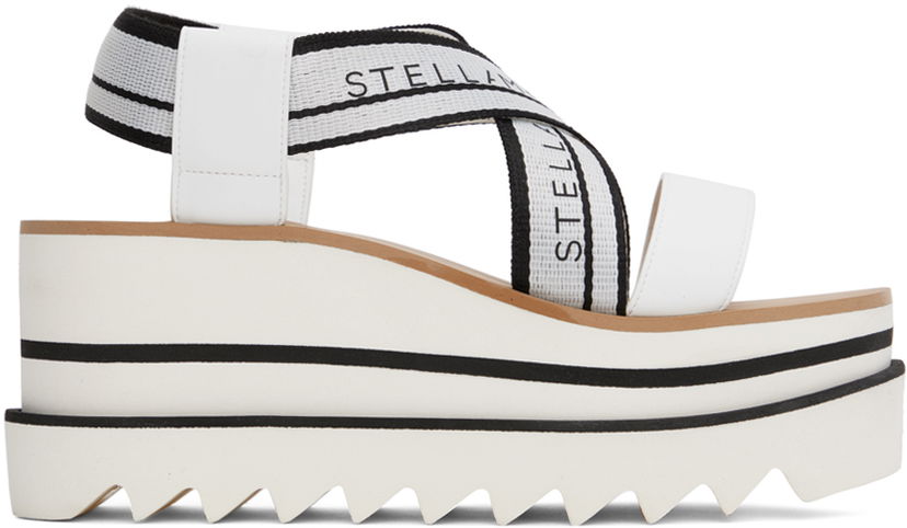 Tenisice i cipele Stella McCartney Sneakelyse Platform Sandals Bijela | 810162E00015