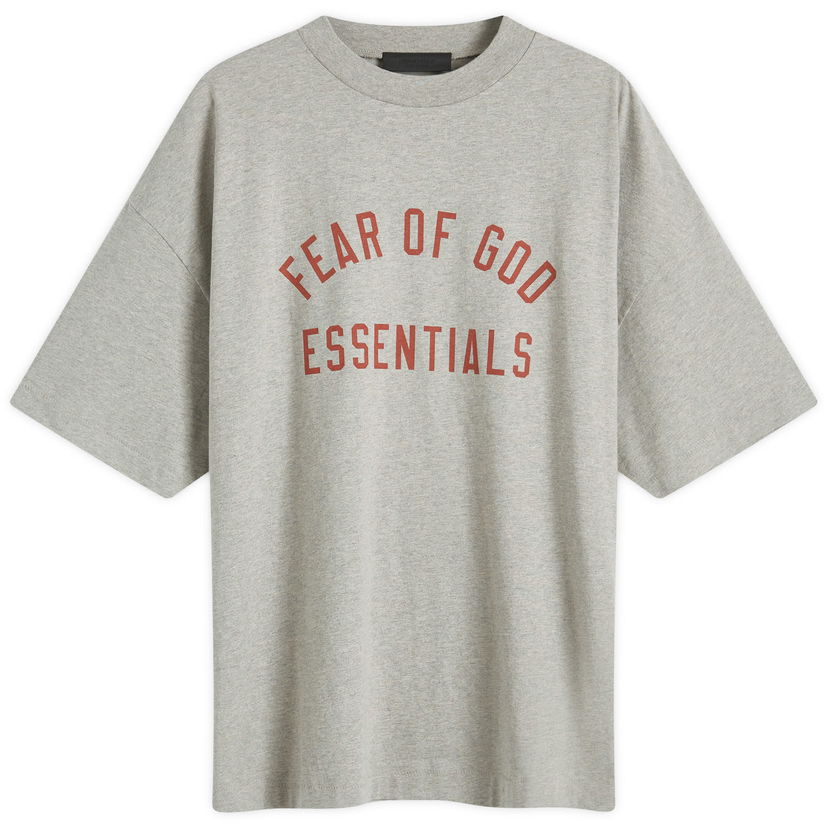 Majica kratkih rukava Fear of God Essentials Jersey Crewneck T-Shirt Siva | 125BT244191F