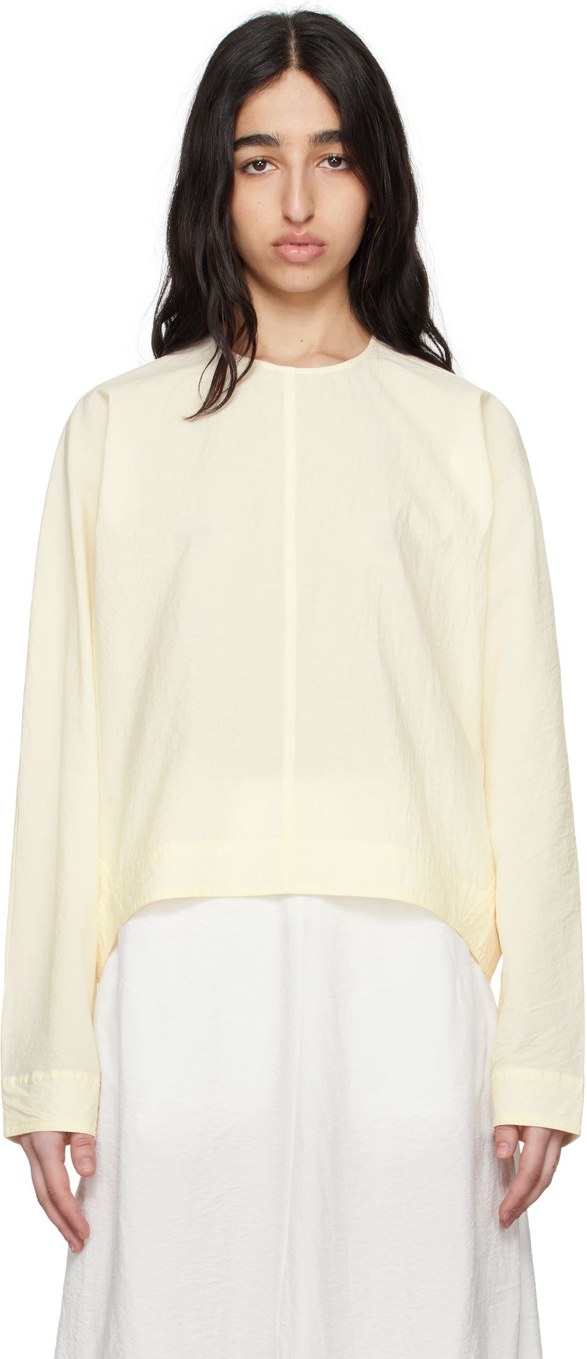 Džemper TOTEME TOTEME Batwing Top Žuta | 252-WRT0431-FB0375
