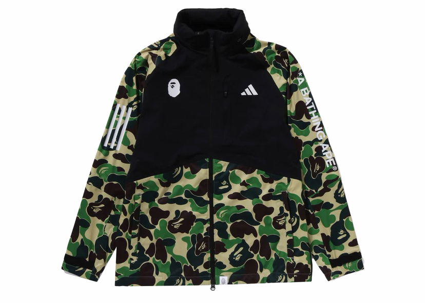 Jakna BAPE BAPE x adidas Golf ABC Camo Jacket Black Zelena | 1J73-140-901