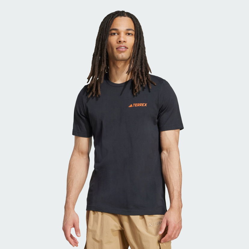 Majica kratkih rukava adidas Performance Terrex Graphic Tee Crna | JW3558