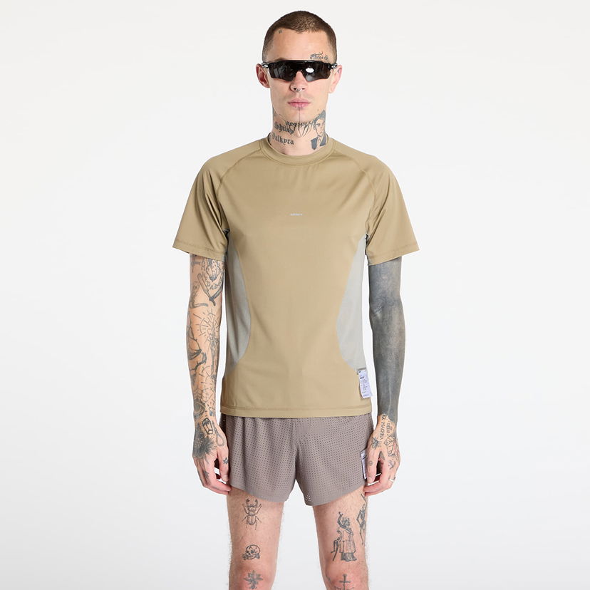 Majica kratkih rukava Satisfy Satisfy AuraLite Tech T-Shirt Bež | 11036-AG-SA